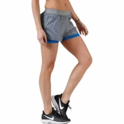 Black 2-Lay Shorts Grey