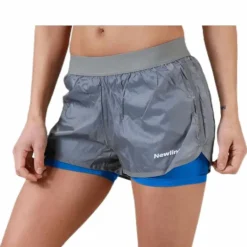 Black 2-Lay Shorts Grey