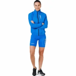 Black Track Jacket Blue