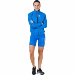 Black Track Jacket Blue