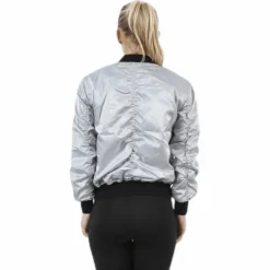 Blink Bomber Jacket Silver