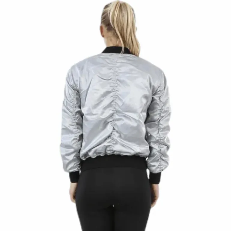 Blink Bomber Jacket Silver