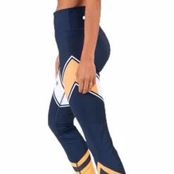 Block Legging Stars Full Length Blue