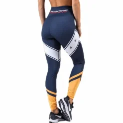 Block Legging Stars Full Length Blue