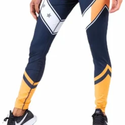 Block Legging Stars Full Length Blue