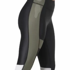 Blocked Compression Tights Green