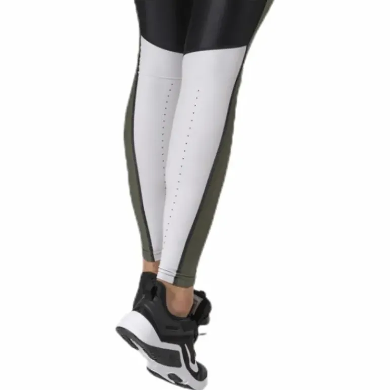Blocked Compression Tights Green