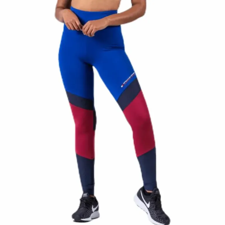 Blocked Legging Full Length Blue