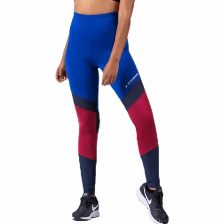 Blocked Legging Full Length Blue