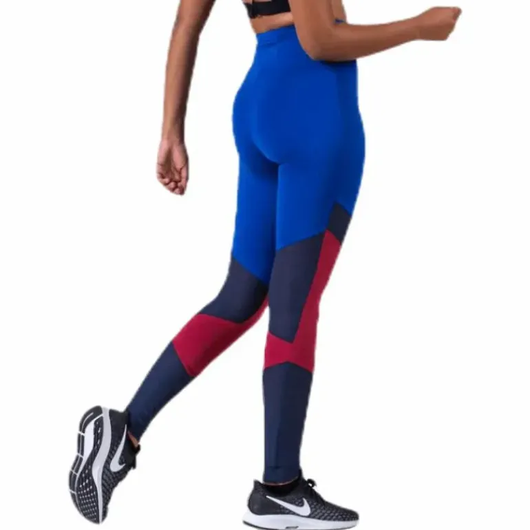 Blocked Legging Full Length Blue