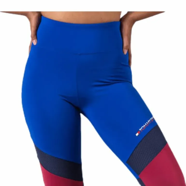 Blocked Legging Full Length Blue
