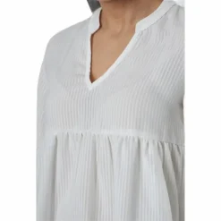 Bloom 3/4 Top Wvn White