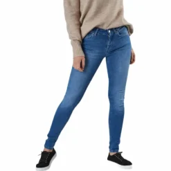 Blush Life Mid Skinny Blue