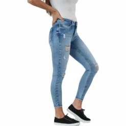 Blush Mid Denim Light Blue Denim
