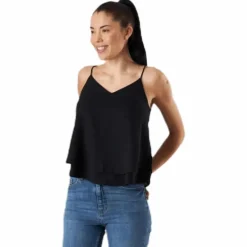 Bodil Slip Top Black