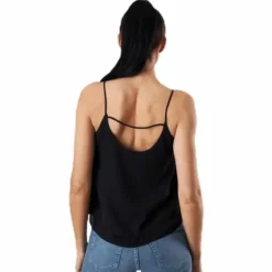 Bodil Slip Top Black