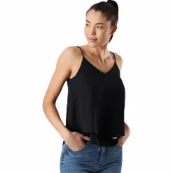 Bodil Slip Top Black