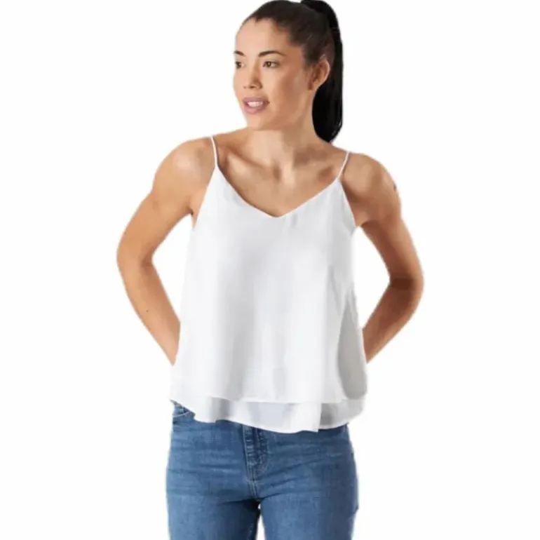 Bodil Slip Top White