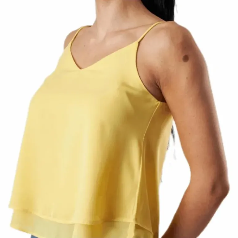 Bodil Slip Top Yellow