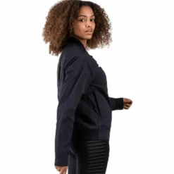 Bomber Jacket White/Black