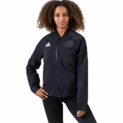 Bomber Jacket White/Black