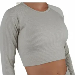 Bonnie Ribbed LS Beige
