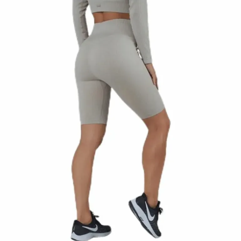 Bonnie Ribbed Shorts Beige