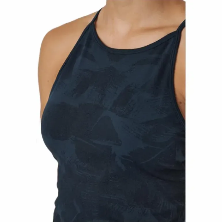 Botanical Strap Tank Botanical Blue