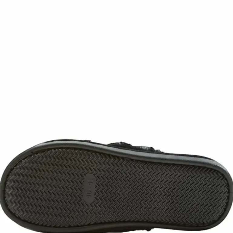 Brahny W Plush Slipper Black