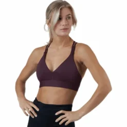 Braid Sports Bra Red