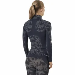 Butterfly Half-Zip Shirt Blue