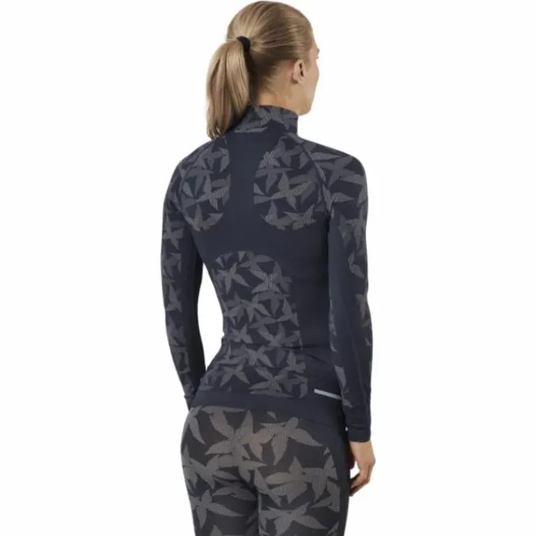 Butterfly Half-Zip Shirt Blue