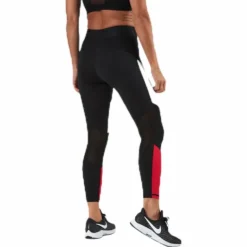 Cadence Blocked Tights Red