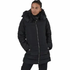 Camilla Quilted Coat Cc Otw Black