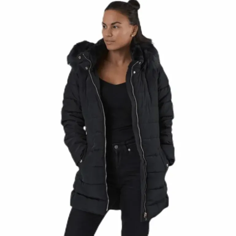 Camilla Quilted Coat Cc Otw Black