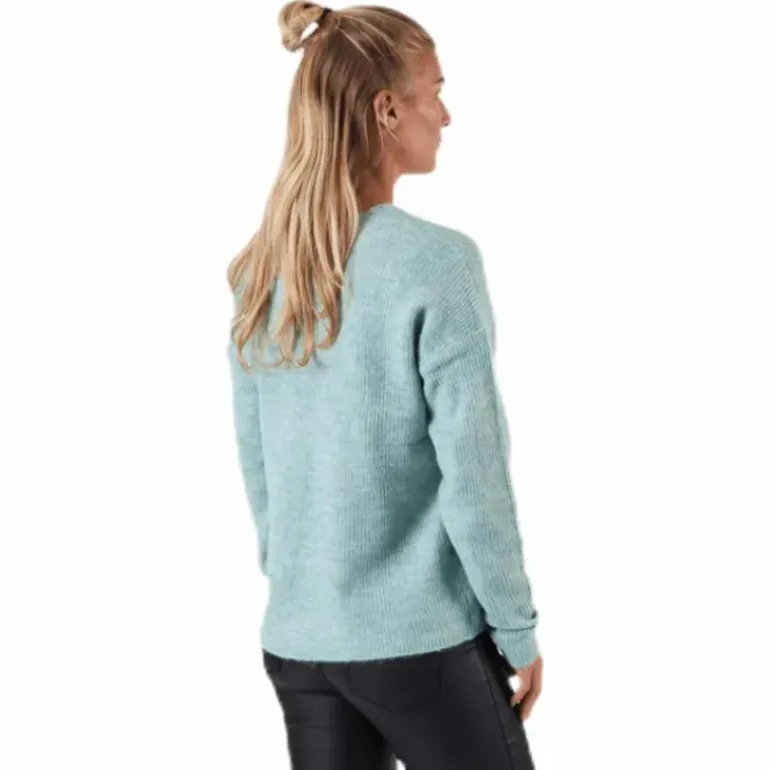 Camilla V-Neck L/S Pullover Knt Beige
