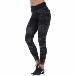 Camo High Tights Black