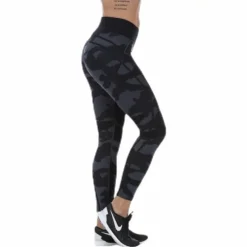 Camo High Tights Black