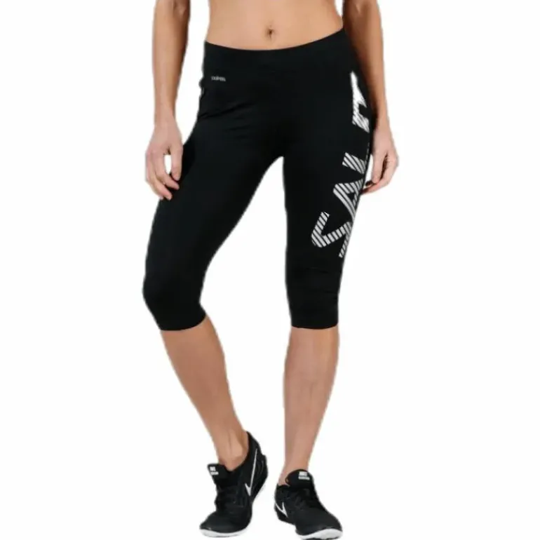 Capri Logo Tights W Black