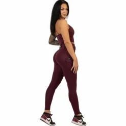 Cargo Top Burgundy Dark Red
