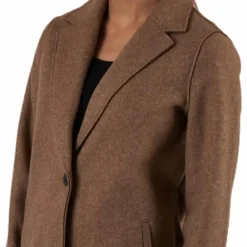 Carrie Bonded Coat Otw Brown
