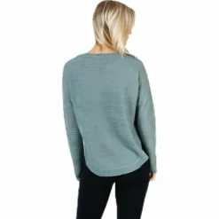 Caviar Long Sleeve Pullover Knit Chinois Green