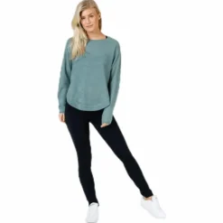Caviar Long Sleeve Pullover Knit Chinois Green