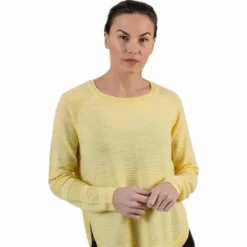 Caviar L/S Pullover Knt Yellow