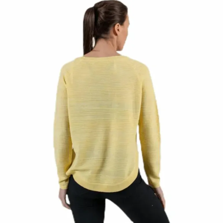 Caviar L/S Pullover Knt Yellow