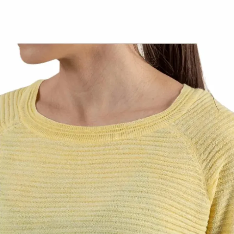 Caviar L/S Pullover Knt Yellow