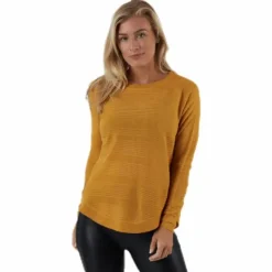 Caviar L/S Pullover Knt Yellow