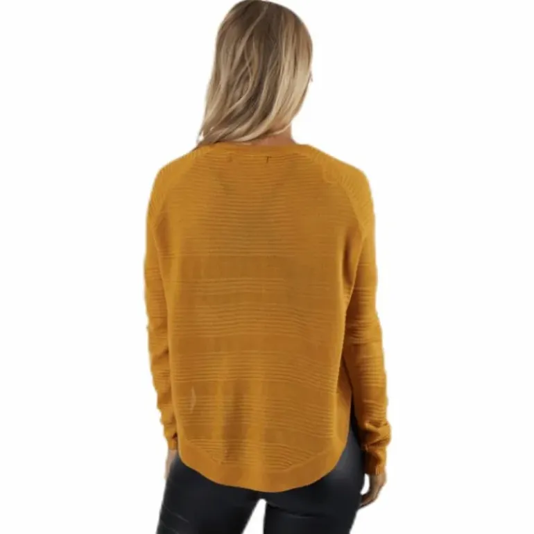 Caviar L/S Pullover Knt Yellow