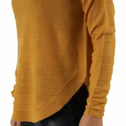 Caviar L/S Pullover Knt Yellow