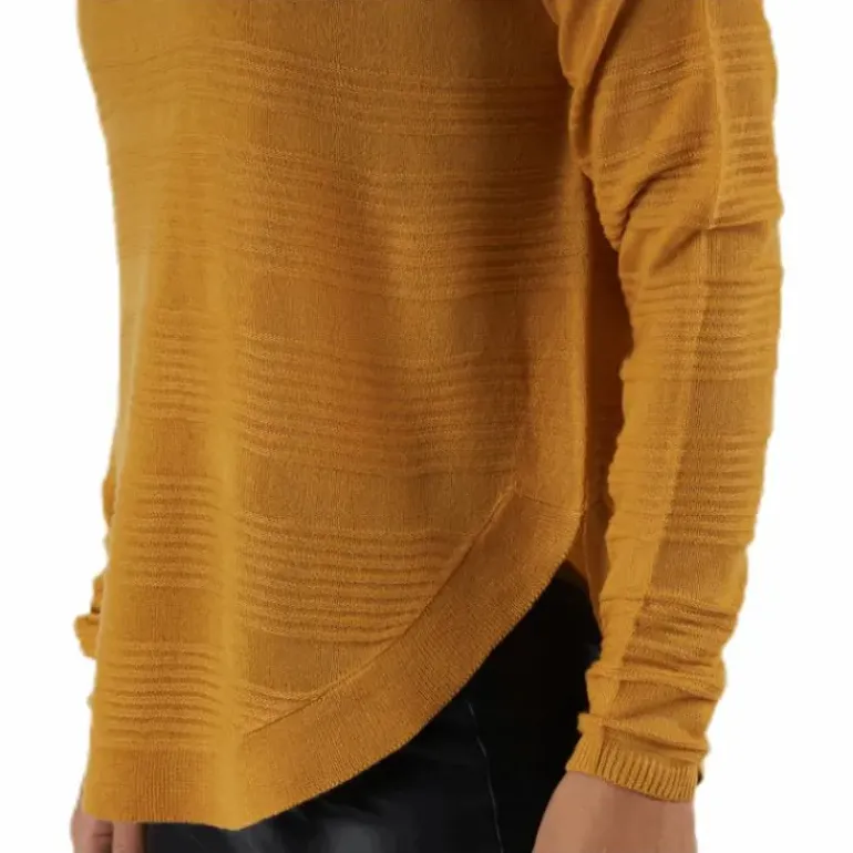 Caviar L/S Pullover Knt Yellow